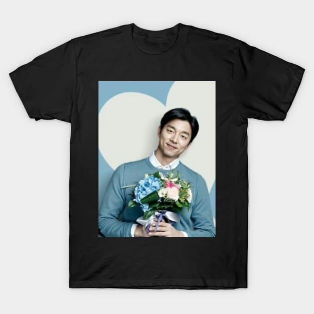 Gong Yoo - V35 T-Shirt by kazumi